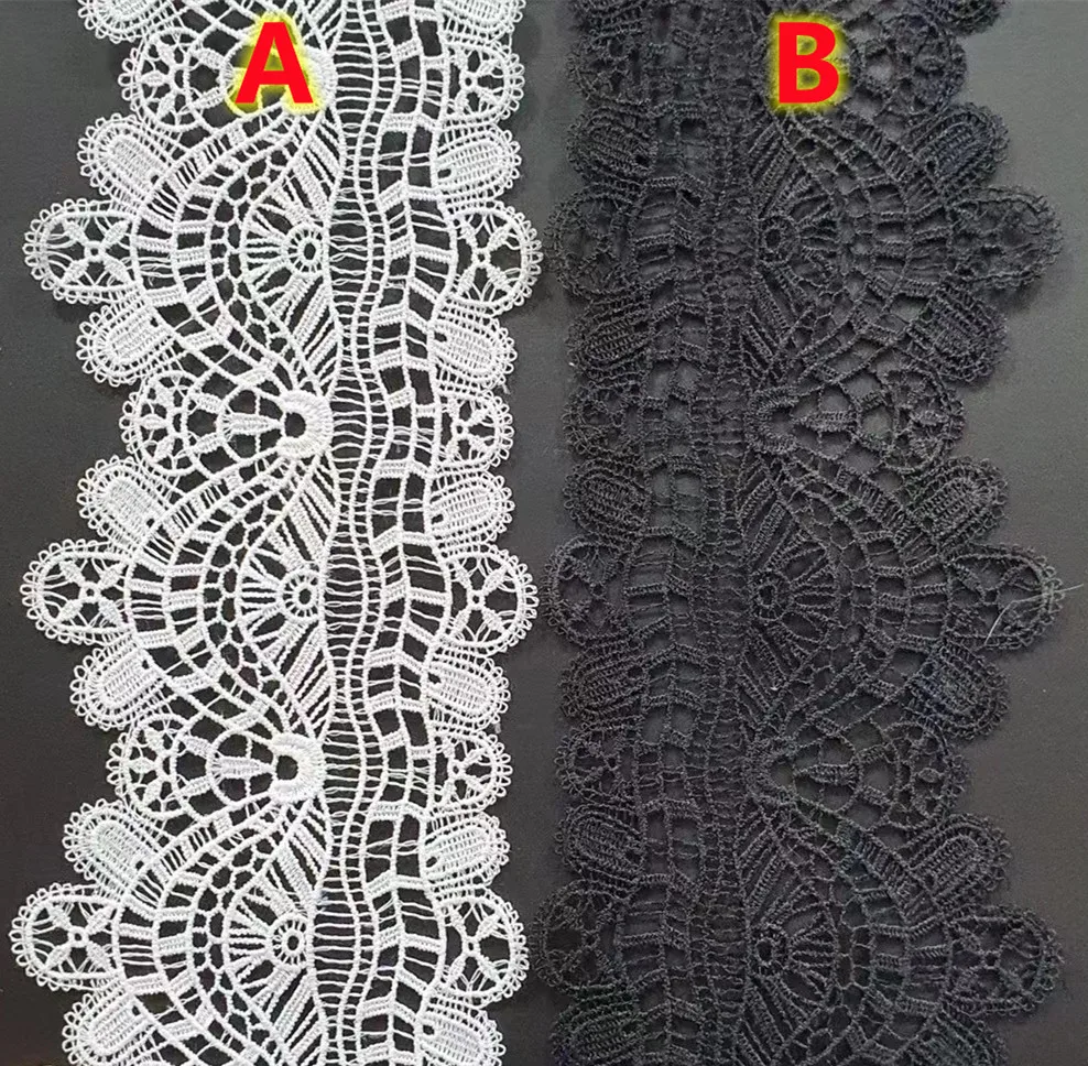 

8cm top quality tiny yarn polyester embroidery flora lace trim,flower lace,XSRC0925B