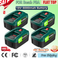 For Bosch PBA PST PSB PSR 18V Rechargeable Li-ion Battery Power Tools AL1880CV AL1810CV AL18815CV AL1830CV Replacement Battery