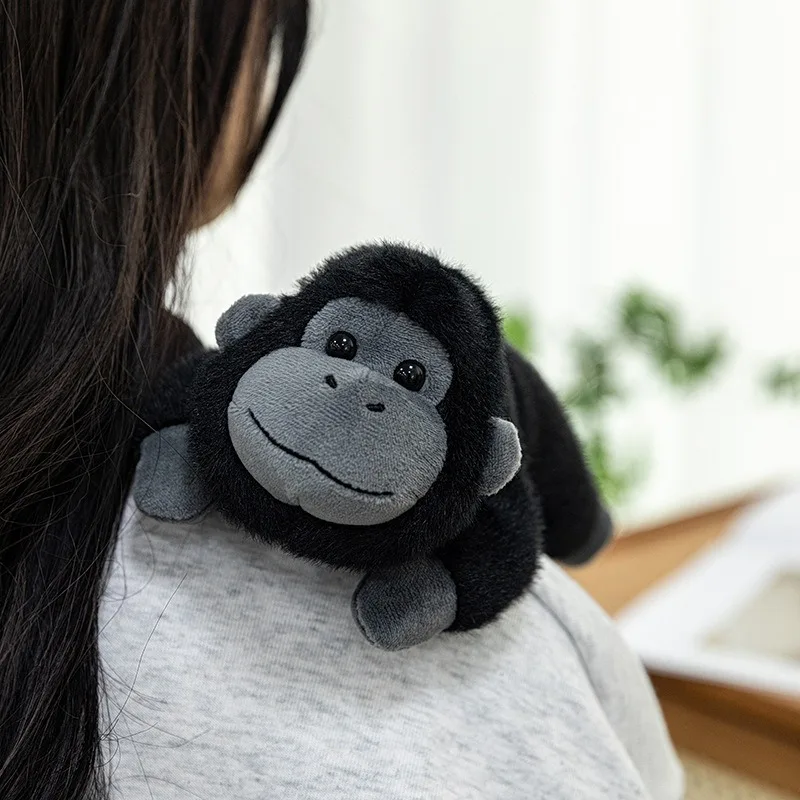 Juguete de peluche de chimpancé, muñeco de peluche de gorila, decoración de oficina, Animal relleno de dibujos animados, juguete de peluche, decoración del hogar, regalo para amigos