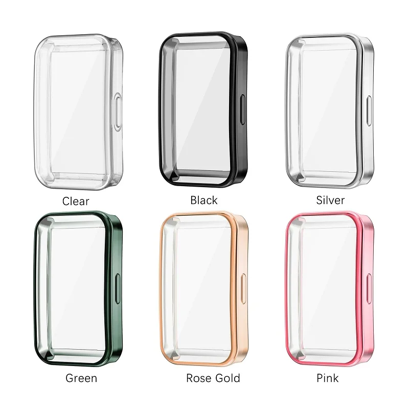 Capa protetora de relógio inteligente TPU macio, Capa protetora de tela cheia, Huawei Honor Band 8 Smartwatch, Proteção total, 10pcs