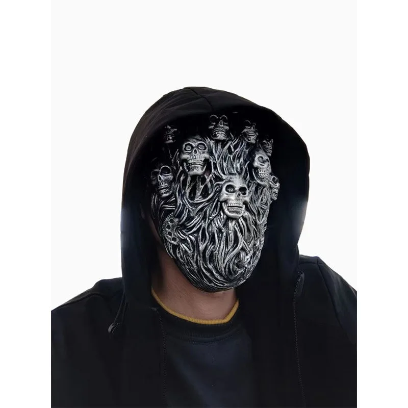 Punk Halloween Mask Steam Skull Mask Apocalypse Mask Easter Party Cosplay Mask Skull Horror Mask