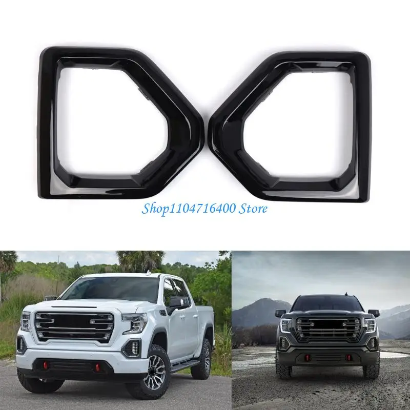

y1gd 1 Pair Fog Light Frames 84176752 84176753 Front Fog Light Outer Bezel Cover set