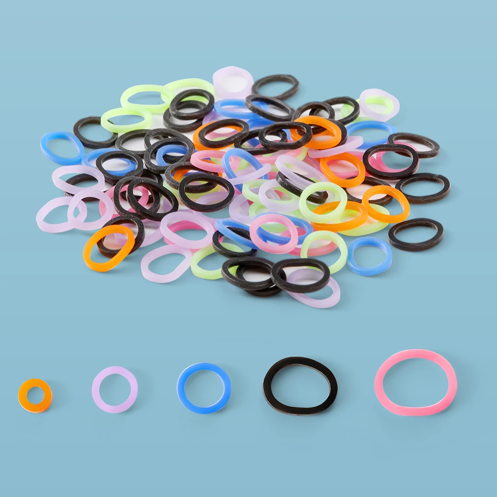 1000 Stück AZDENT Zahnmedizinische Kieferorthopädische Gummibänder 3,5/4,5/6,5 OZ Großpackung Latexfreie Zahnspangen-Zahnmedizinische Werkzeuge – Detail 3