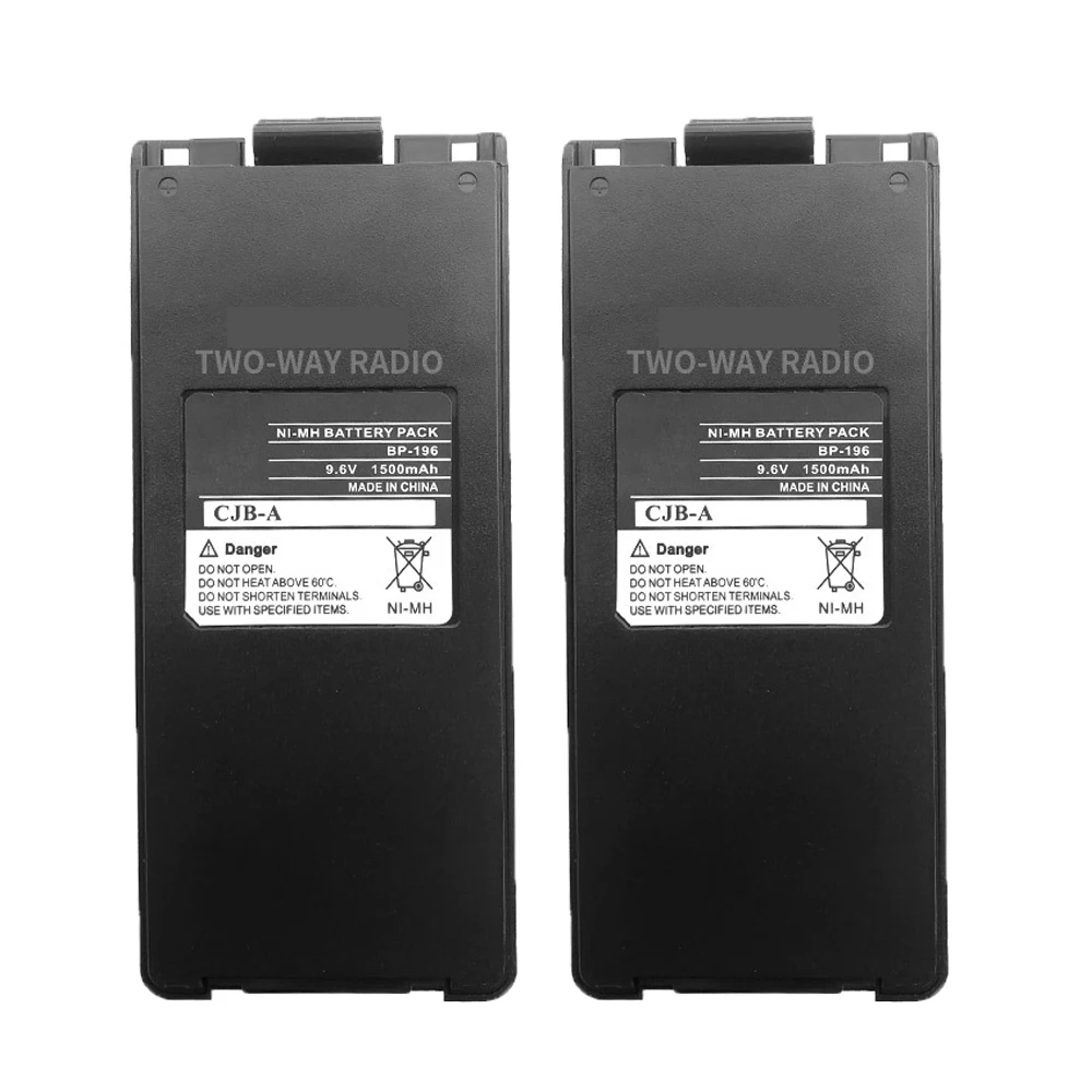 Batteria Walkie Talkie BP-195 BP196 BP-196H BP-196R batteria Radio bidirezionale per Icom IC-A4 IC-A4C IC-A4E IC-F3S IC-F4 IC-F4S IC-T2H