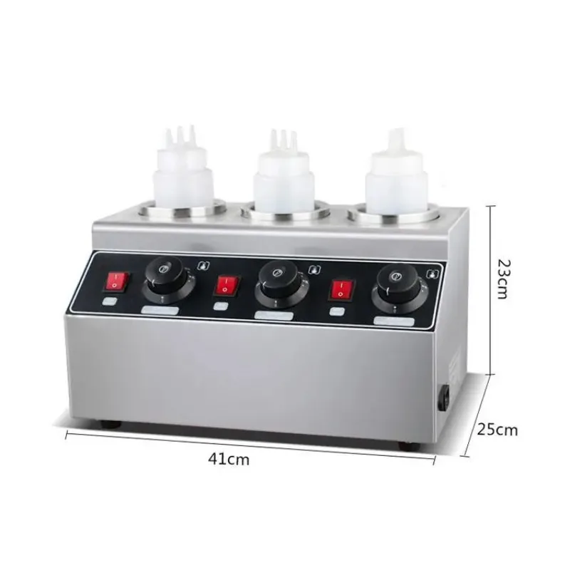 

220V Commercial Electric Dual Tomato Squeezer, Popular Professional Tomato Spreader for Kitchen & Food Prep