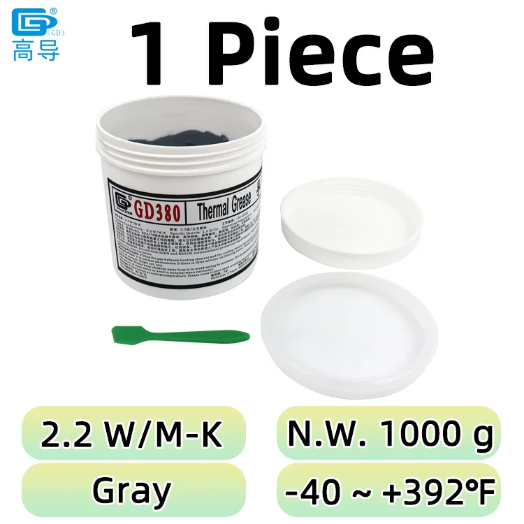 GD900 GD007 GD-2 Koelpasta Nettogewicht 1000g voor CPU GPU LED PS5 Printer Koeling Koeler Pasta Gips Koellichaam Compound CN