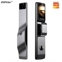 EGFirtor Tuya APP Face Recognition Fingerprint Smart Electronic Password Home Gate Door Lock With Cylinder