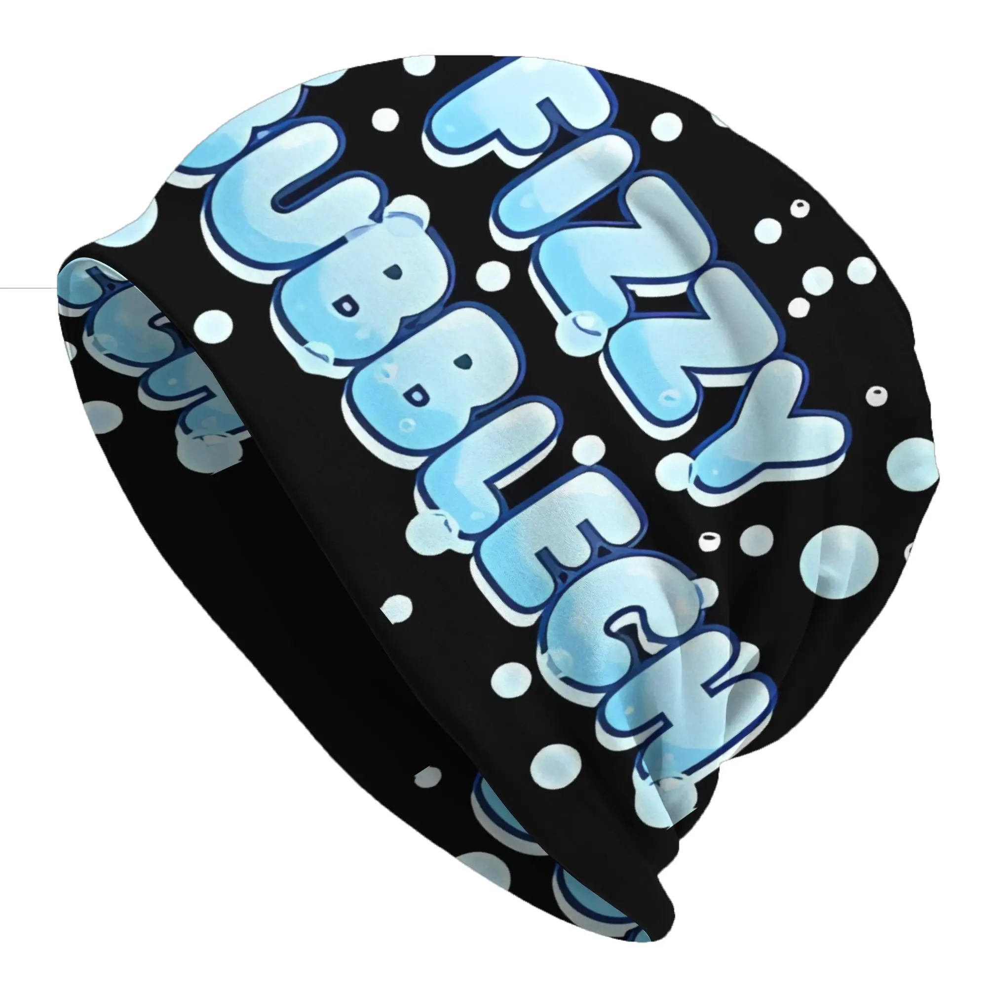 Fizzy Bubblech Thin Hat Cute Cartoon Character Fun Quirky Illustration Sticker Apparel Warm Cap Street Skullies Beanies Caps