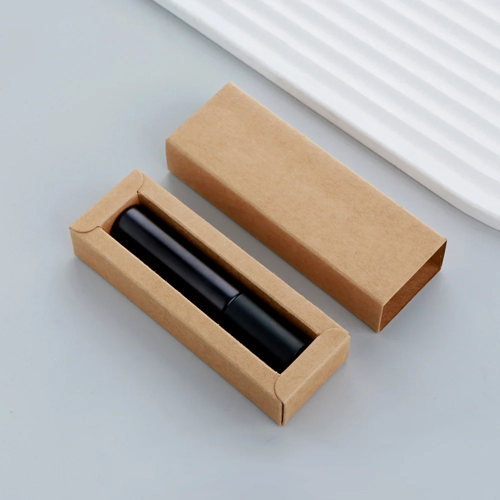 Mattschwarze Parfüm flasche mit Boutique-Verpackungs box, Muster flaschen, individuelles Logo extra, 5ml, 10ml, 30 Stück, 50 Stück – Detail 10