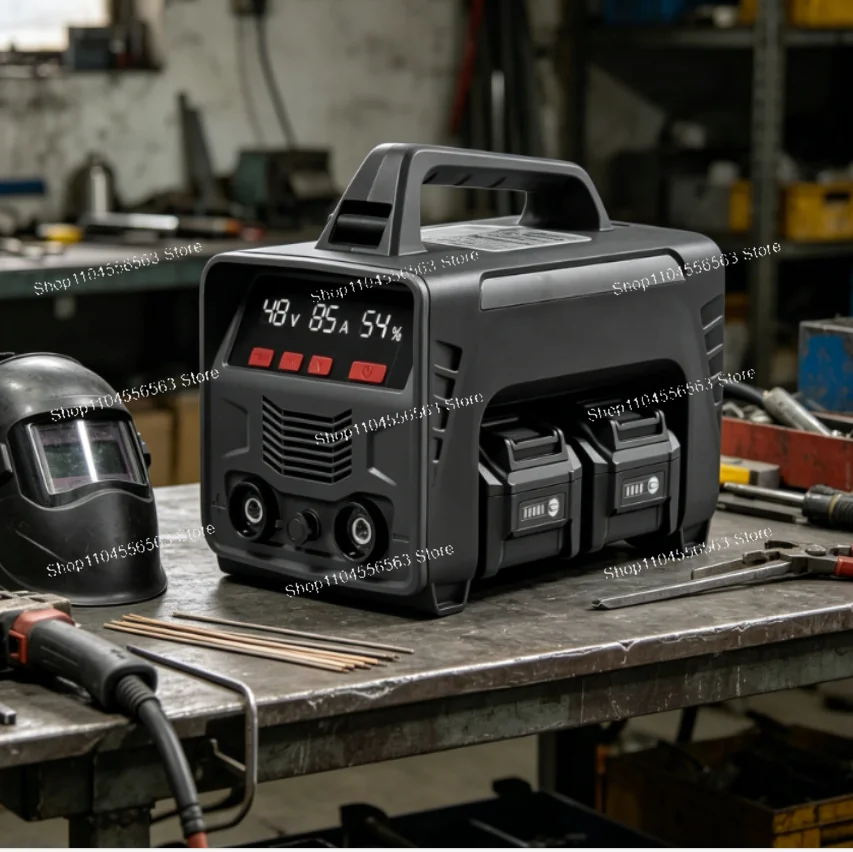 Portable AC/DC Welding Machine - 120A LCD Display,TIG with Spool Gun