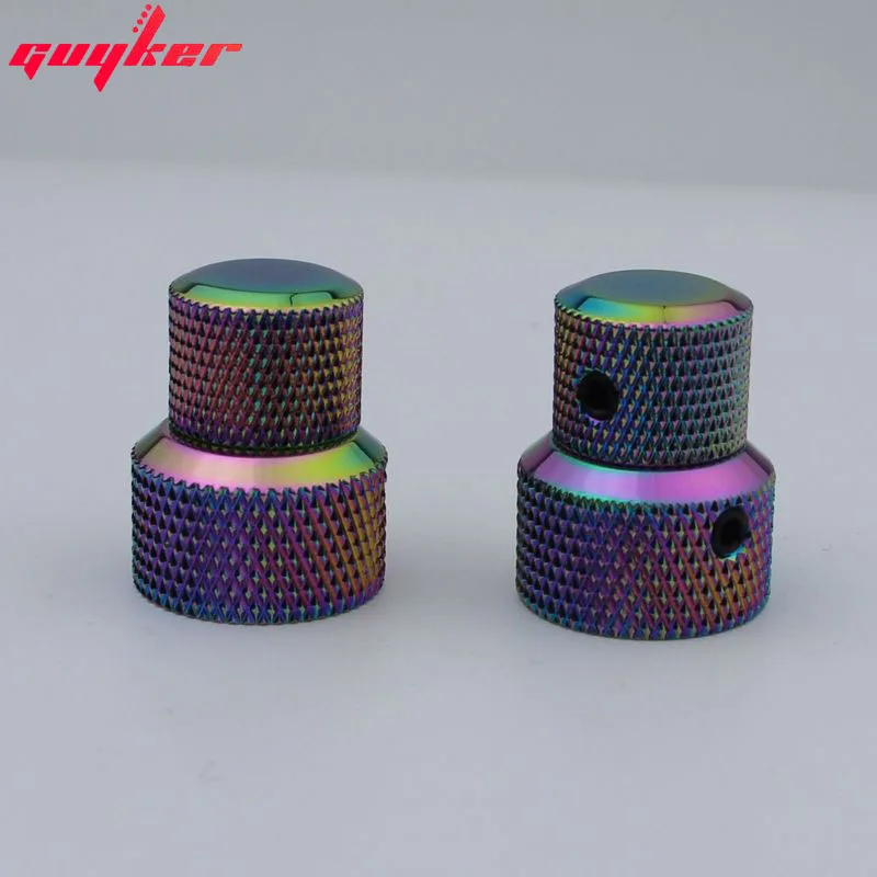 High Grade GUYKER Guitar Volume Tone Stacked Control Knobs Five Colors Available