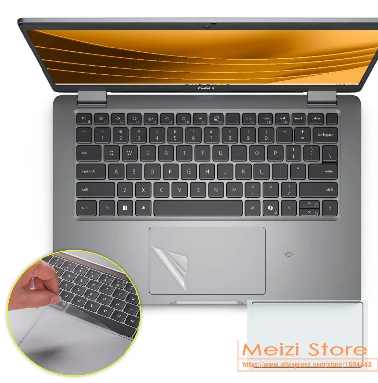 2PCS/PACK Matte Touchpad film Sticker Protector TOUCH PAD for Dell Latitude 5350 13 2-in-1 / Latitude 5340 7340 2-in-1 13 Laptop