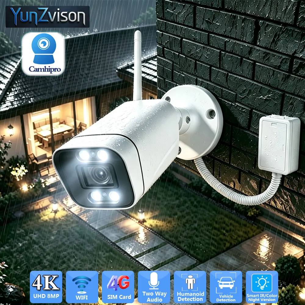 4k-8mp-5mp-security-36mm-surveillance-video-wired-wifi-3g-4g-sim-card-two-way-audio-color-ir-night-version