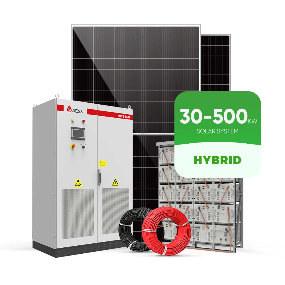 Three-phase complete solar system 50Kw 100Kw 200Kw 300Kw commercial off-grid solar energy storage system