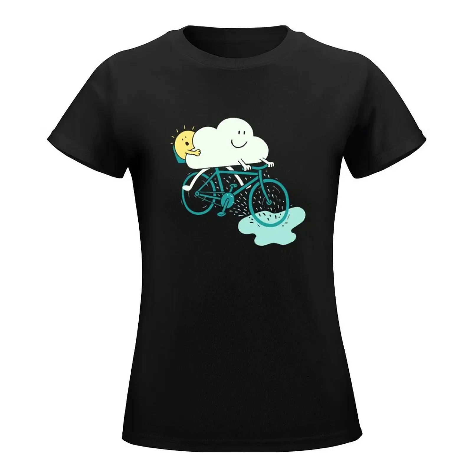 Weather Cycles T-Shirt lady clothes Blouse kawaii clothes korean fashion Women's cotton t-shirt