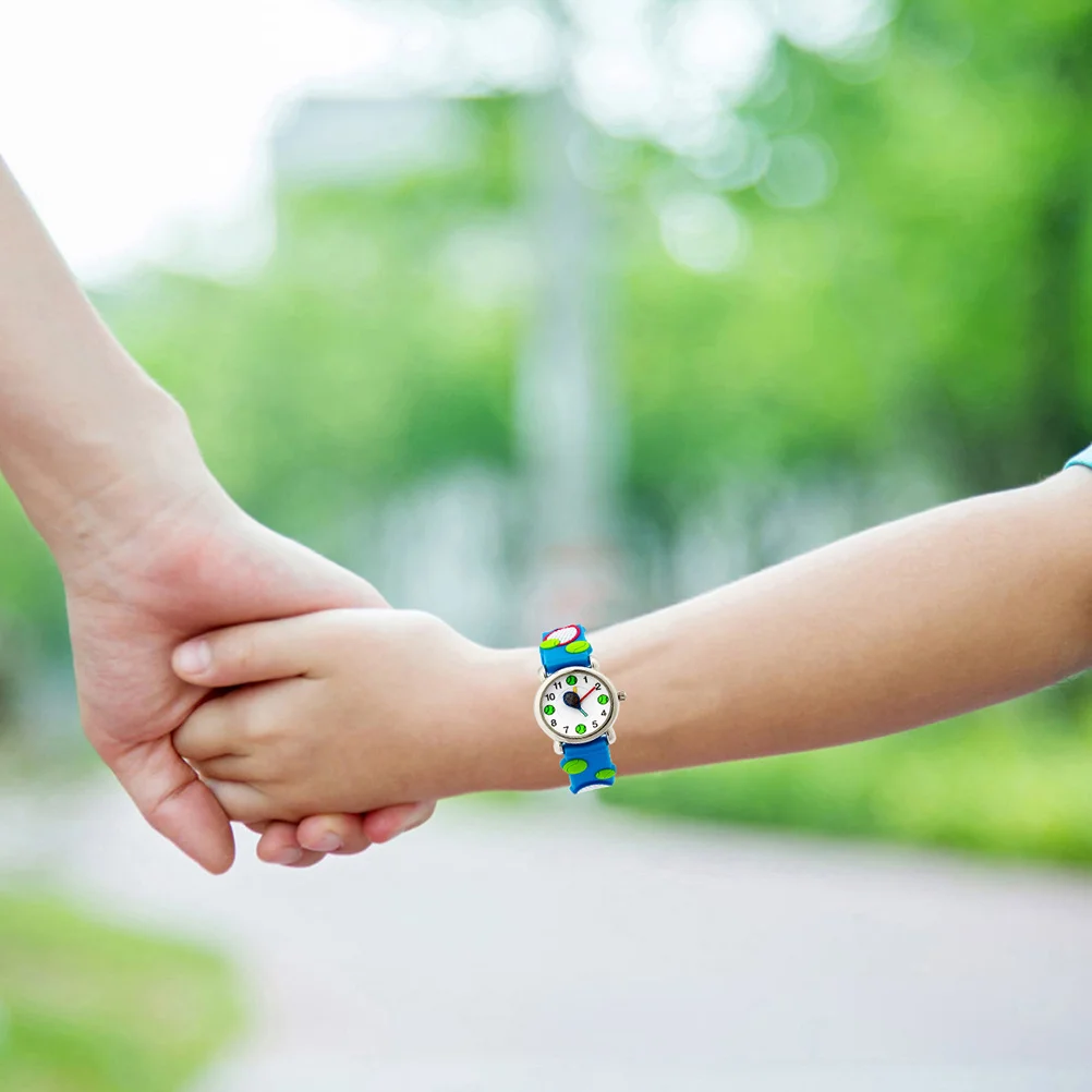 3D Cartoon Quartz Watch Lovely Wristwatch Adjustable Birthday Gift Cartoon Watch