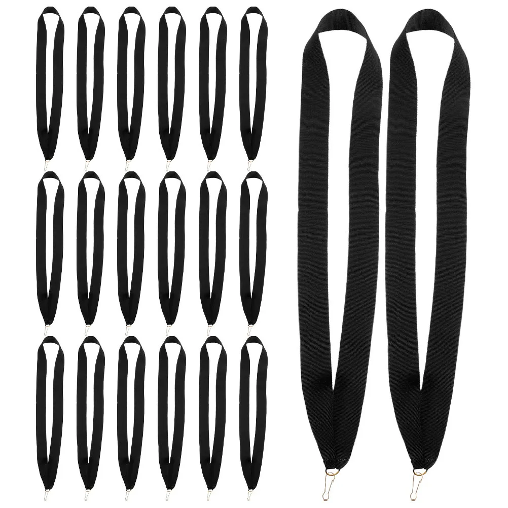 

20Pcs Sports Medal Lanyards Lightweight Polyester Neck Ribbons Snap Clips Award Neck Ribbons for Athletic Competitions Events