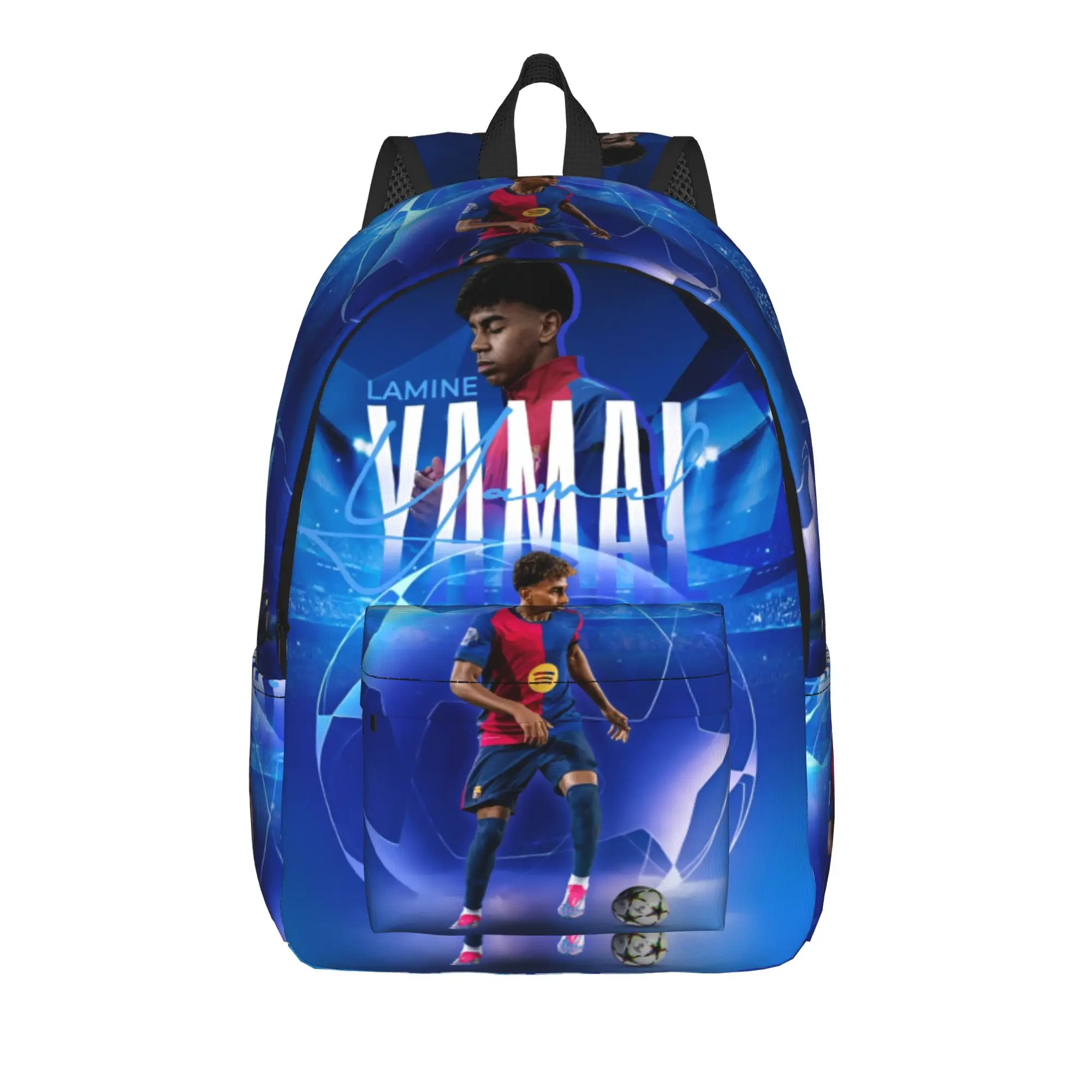 Lamine Y-Yamal Backpack for Men Women Teenage Student Hiking Travel Daypack  Football Star  Laptop Computer Canvas Bags Outdoor