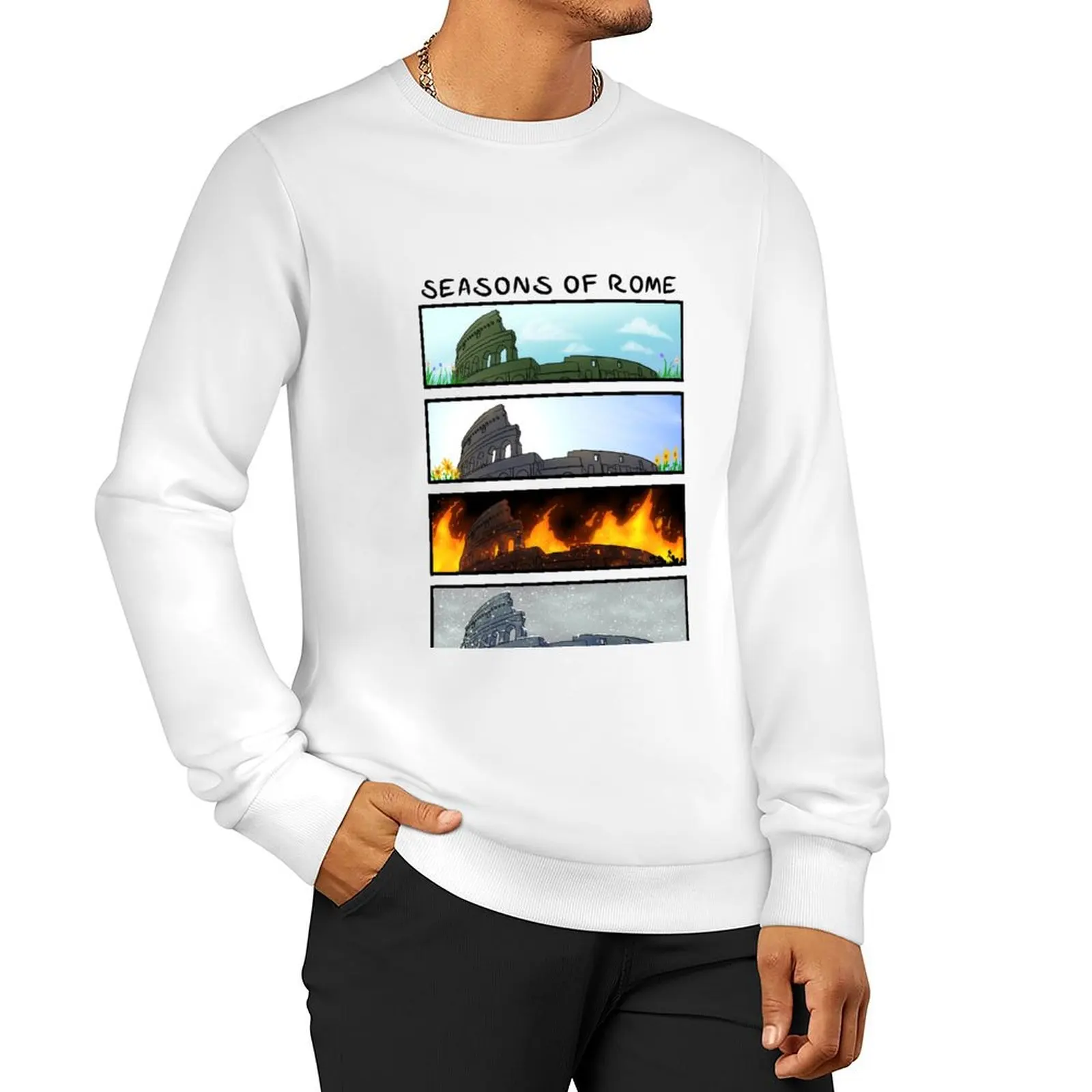 

Seasons of Rome Sweatshirt men wear men clothes sweatshirt for men