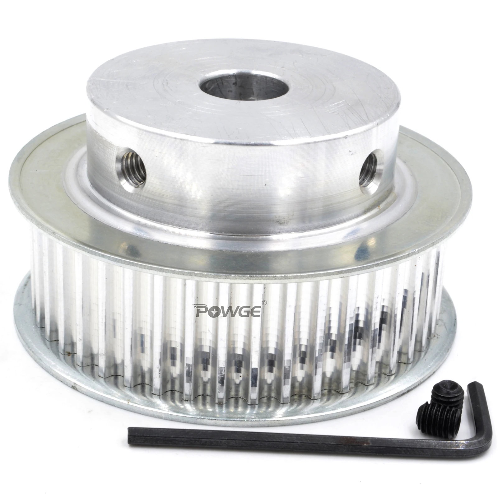 POWGE 45 44 Teeth HTD 5M Timing Pulley BF Bore 8/10/12/14/15/16/17/18/19/20/25/40 for HTD5M Belt Width 15/20/25mm 45T 44T