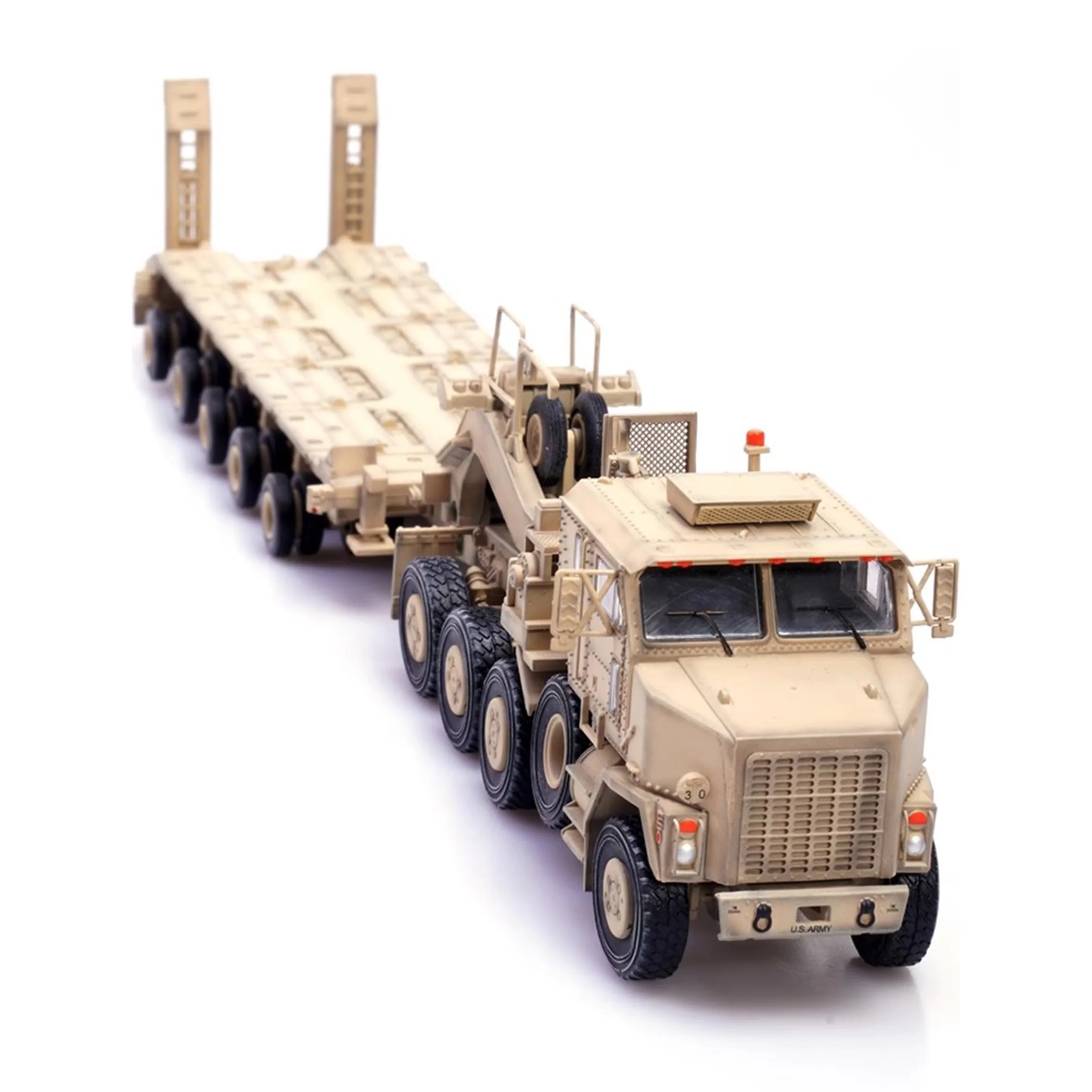 PZK1:72 Modelo de vehículo de transporte pesado americano M1070 Modelo de producto terminado simulado