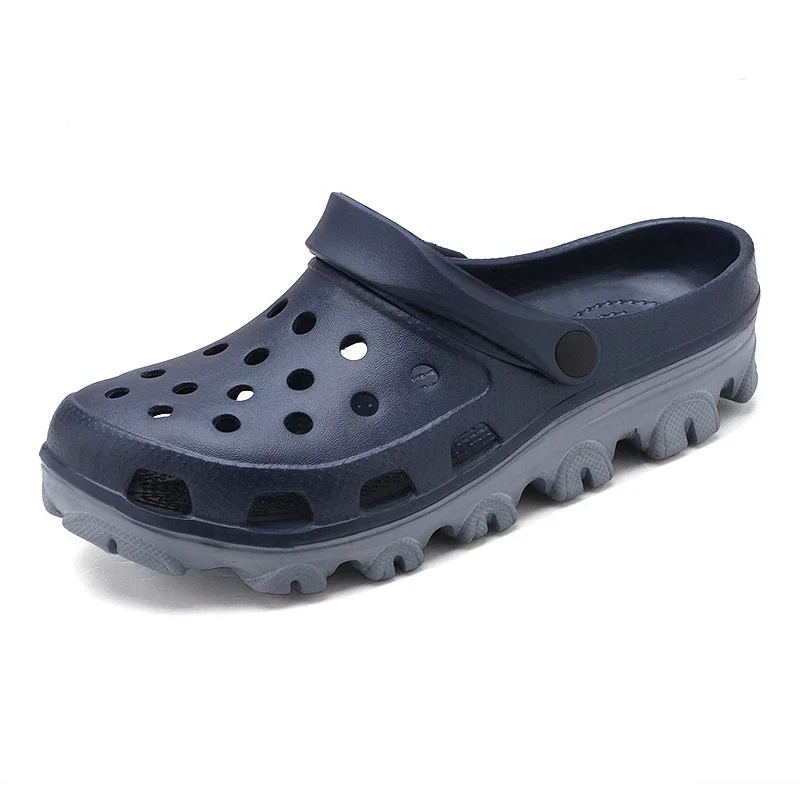 

Plus Big Size 50 51 52 53 54 Summer Rubber Sandals Men Clogs Garden Shoes Zuecos Hombre Cholas Man Clog Beach Shoes Wide Foot