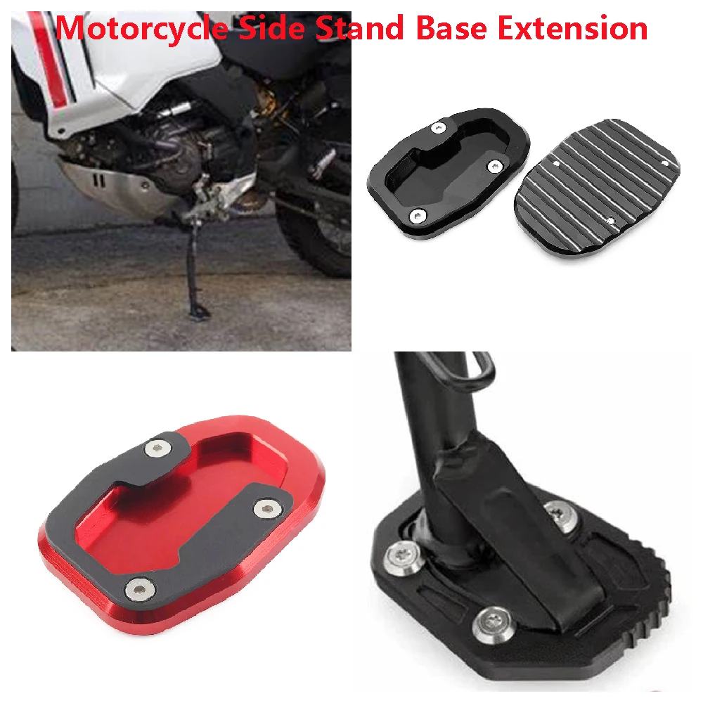 

Fits for Ducati DesertX DESERT X Adventure 2022 2023 2024 2025 Motorcycle Side Stand Base Extender Pad Support Extension Widener