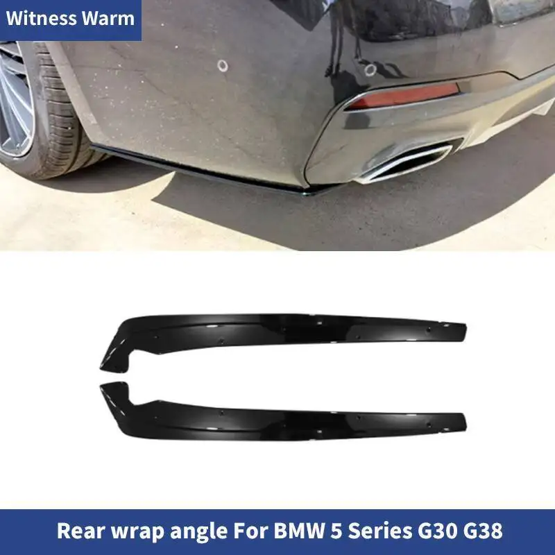 Diffuseur Arrière en ABS Noir pour Voiture, Kit de Carrosserie pour BMW Série 5 G30 G38, 2018