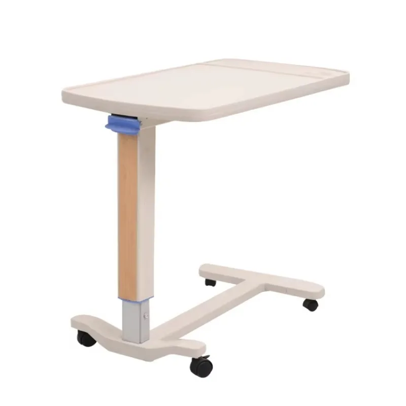طاولة ذات عجلات طبية متحركة بجانب السرير، طاولة دراسة، أثاث معدات طبية، طاولة متعددة الوظائف #6
