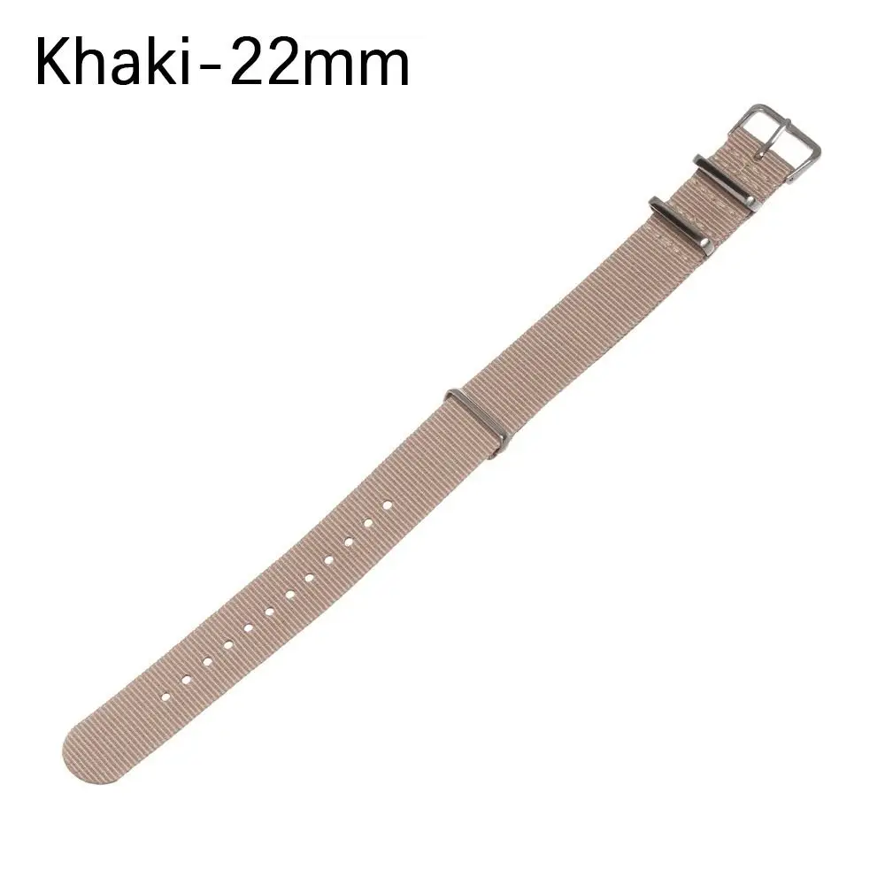 18 20 22 mm Durable Sport Women Man Loop Watchband Replacement Nylon Weaving Bracelet Watch Strap