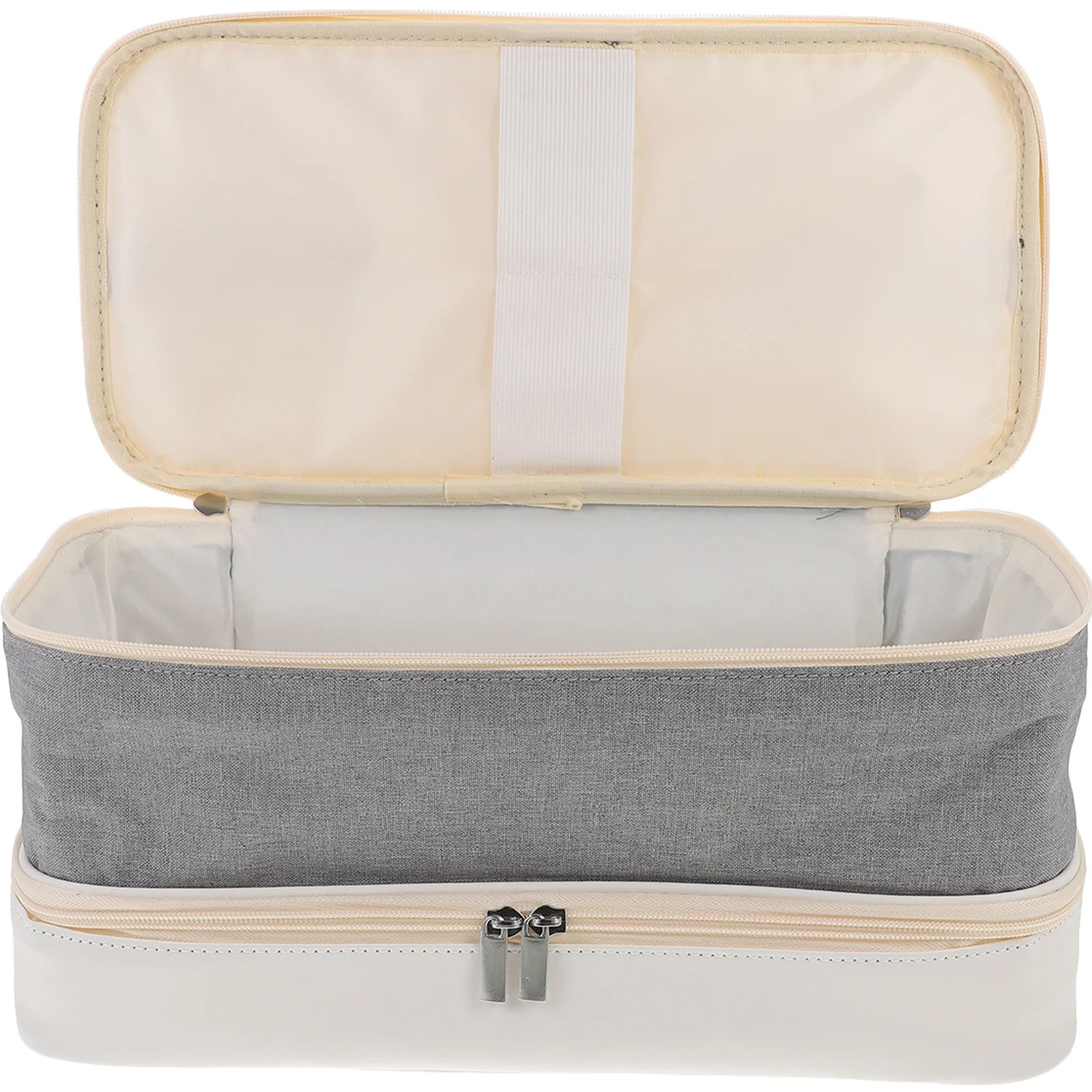 

Travel Hair Curler Case with Ample Space for Hair Tools and Dryer Compact Storage Bag Modern Stylish Organizer for on-The-Go Use