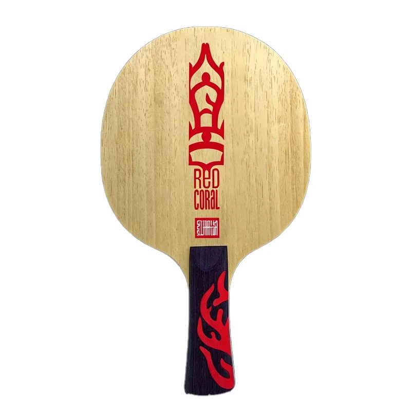METEOR Red Coral Series Table Tennis Blade Red Arylate Fiber & 3K Carbon Fiber Ping Pong Paddle Base Board Offensive Type