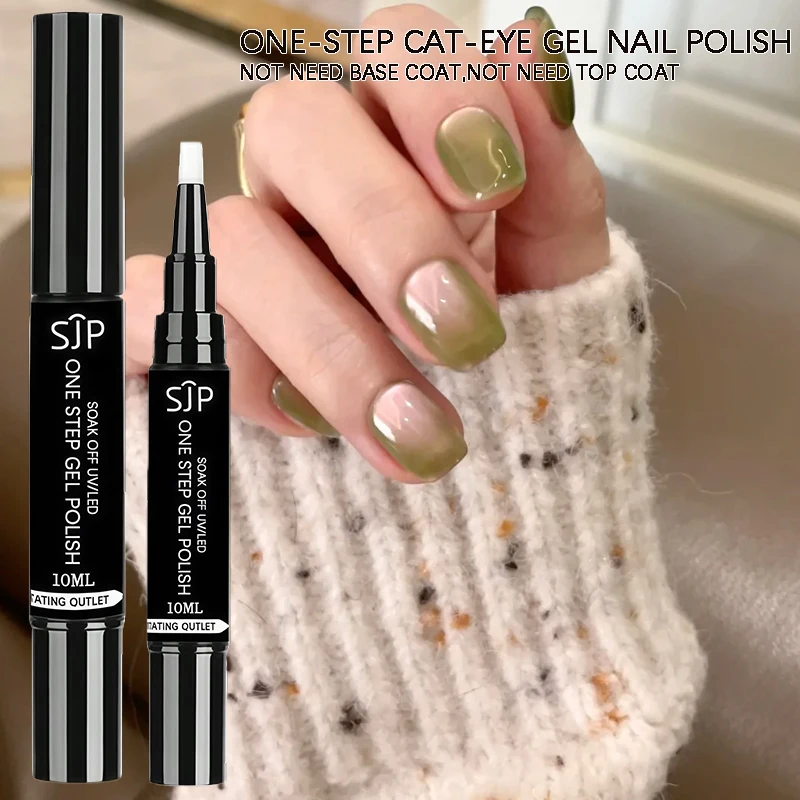 طلاء أظافر جل أخضر بخطوة واحدة سعة 10 مل مع جل للأشعة فوق البنفسجية - لا يحتاج إلى معطف أساسي أو معطف علوي، مثالي كهدية لعيد الميلاد. #3