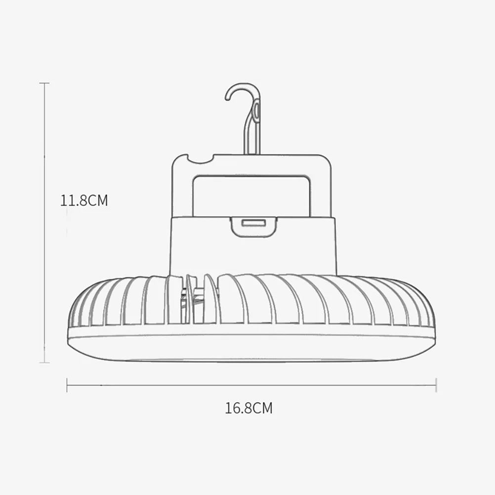 

Camping Lamp Portable Light with Hook Multi-Function Tent Charging Water-Proof Rechargeable Hiking Emergency High Brightness