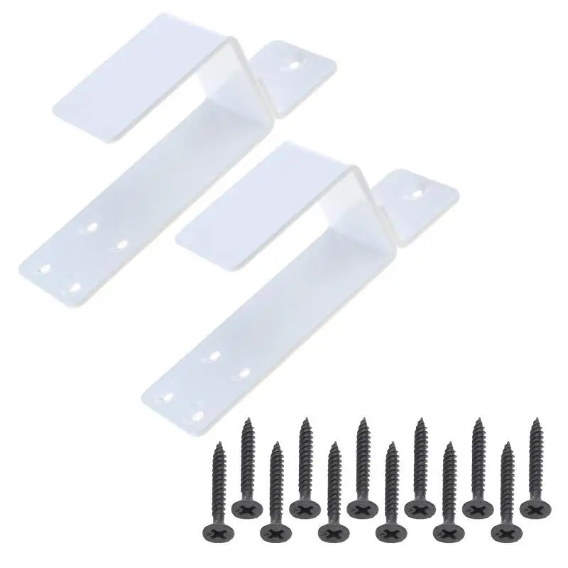 652F Door Barricades Clamps Set Brackets Bars Security Door Brackets Steel Rack