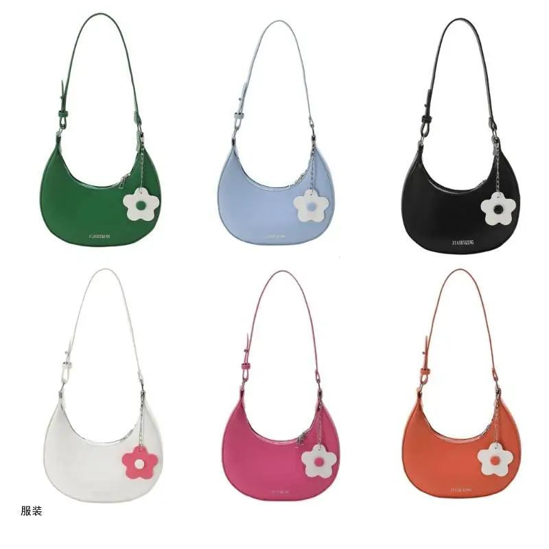 D0UD and Unique Single Shoulder Bag with Eye catching Color Contrast Women's Fashion Handbag