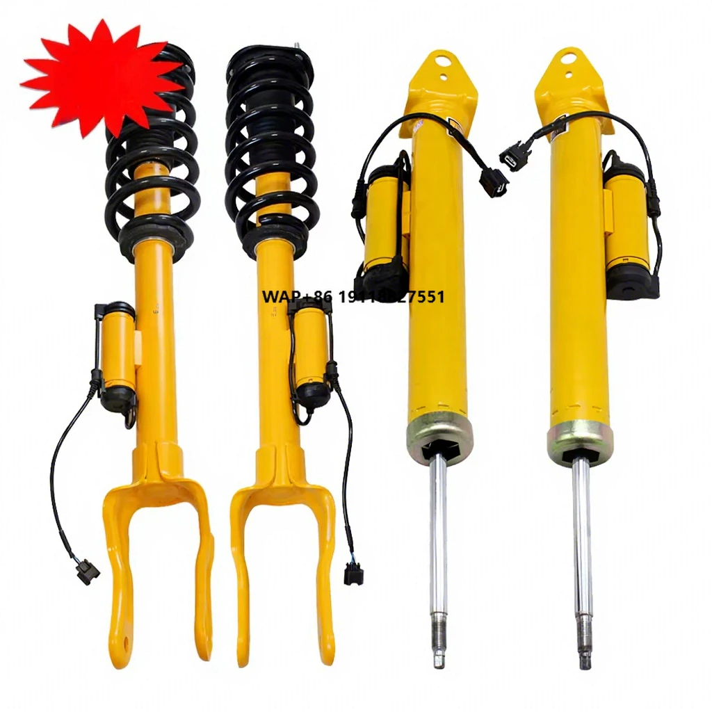 Full Set for  Grand Cherokee SRT Sport Front Suspensiojn Shock Absorber Assembly and Rear Strut Shock Core with EDC