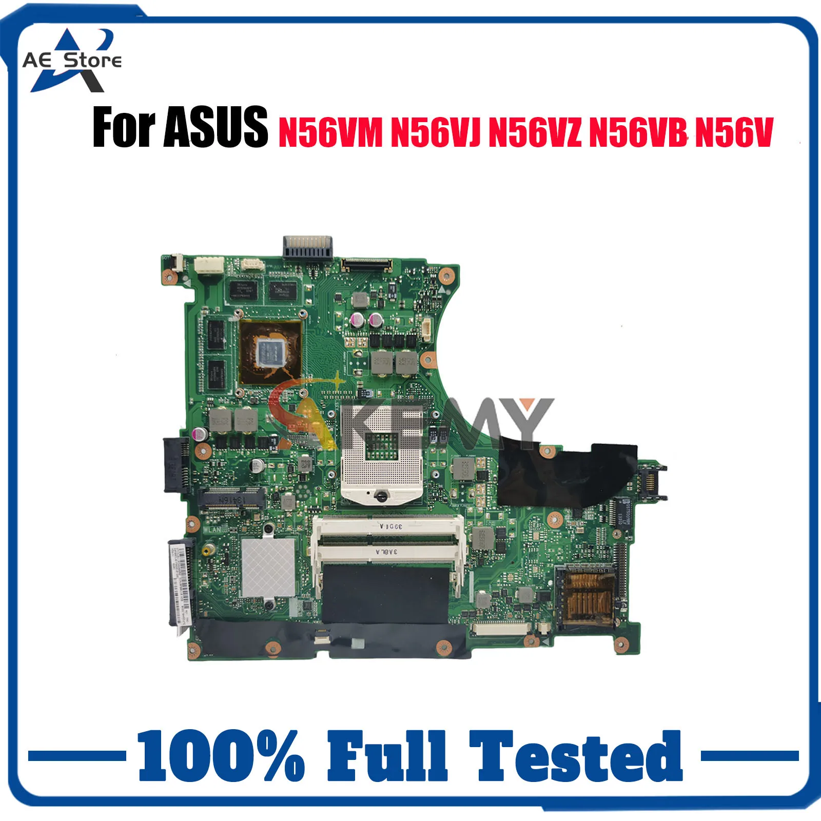 

Материнская плата N56VM для ноутбука ASUS N56VB N56VM N56VV N56VZ N56VJ N56V, материнская плата для ноутбука, в наличии, 100% тестирование, ОК, быстрая доставка