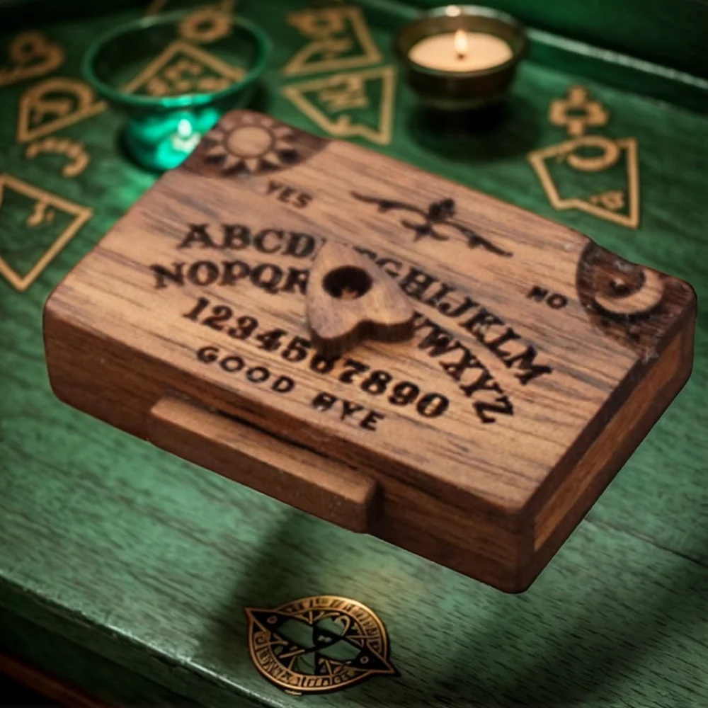 1PC Miniature Ouija Board with Drawer Ouija Board Miniature Ouija Board Mini Ouija Board Home Decor Tarot Cards