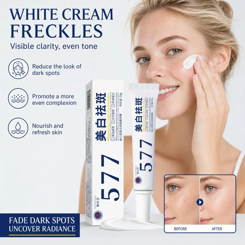 577 Brightening and Spot Removing Cream for Melanin Removal, Gentle Moisturizing and Fading Freckles and Spot Removing Cream