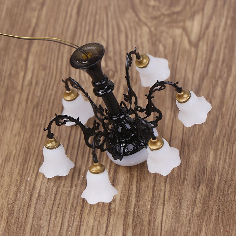 Miniature Dollhouse Ceiling Lamp Wall Light Desk Mini LED Lighting Home Decoration Doll Furniture Toy