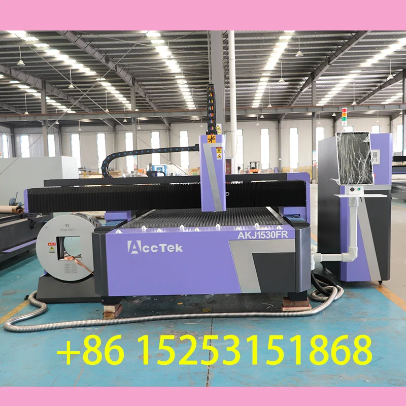 CNC الألياف الليزر القاطع 1000 واط 2000 واط 3000 واط 1530 3015 المعادن القاطع الألياف البصرية آلة القطع بالليزر لأنابيب ألواح الصلب