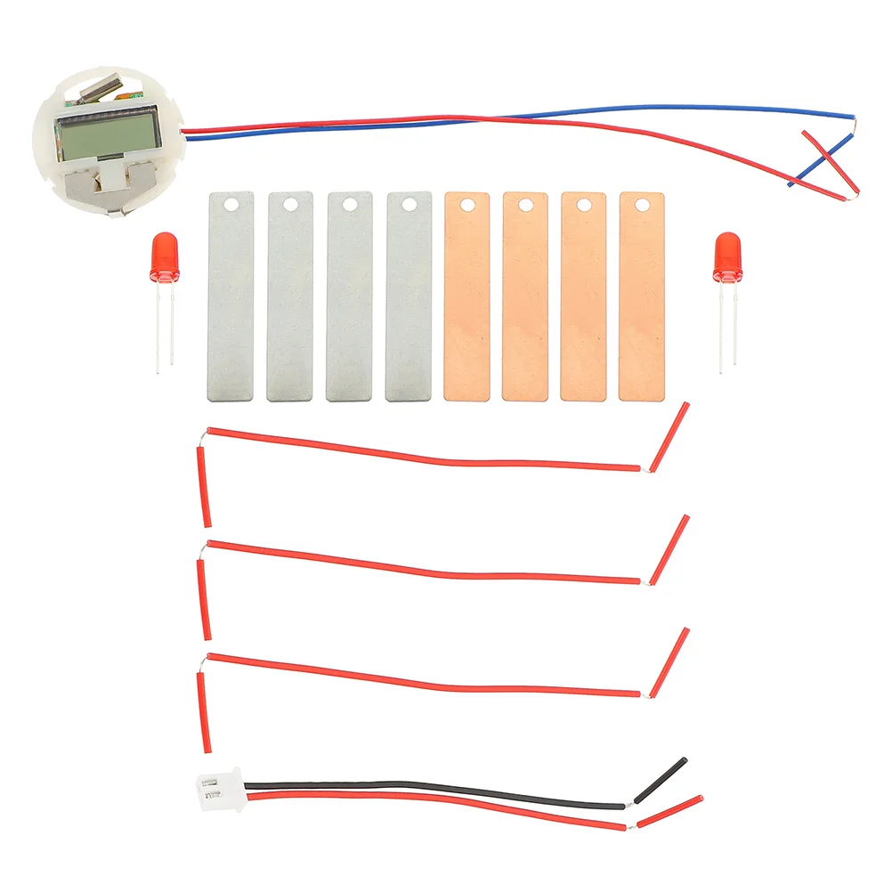 2 Sets Fruit Experiment Kit Science Physics Batteries Clock Making Kits Electrical Experiments for Kids Teaching