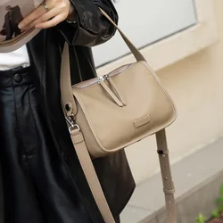 23*18*10cm, 2 Belts, Female Hobo Cross-body Bag, Women Genuine Leather Shoulder Bag, Real Cow's Skin Messenger Bag, 8727