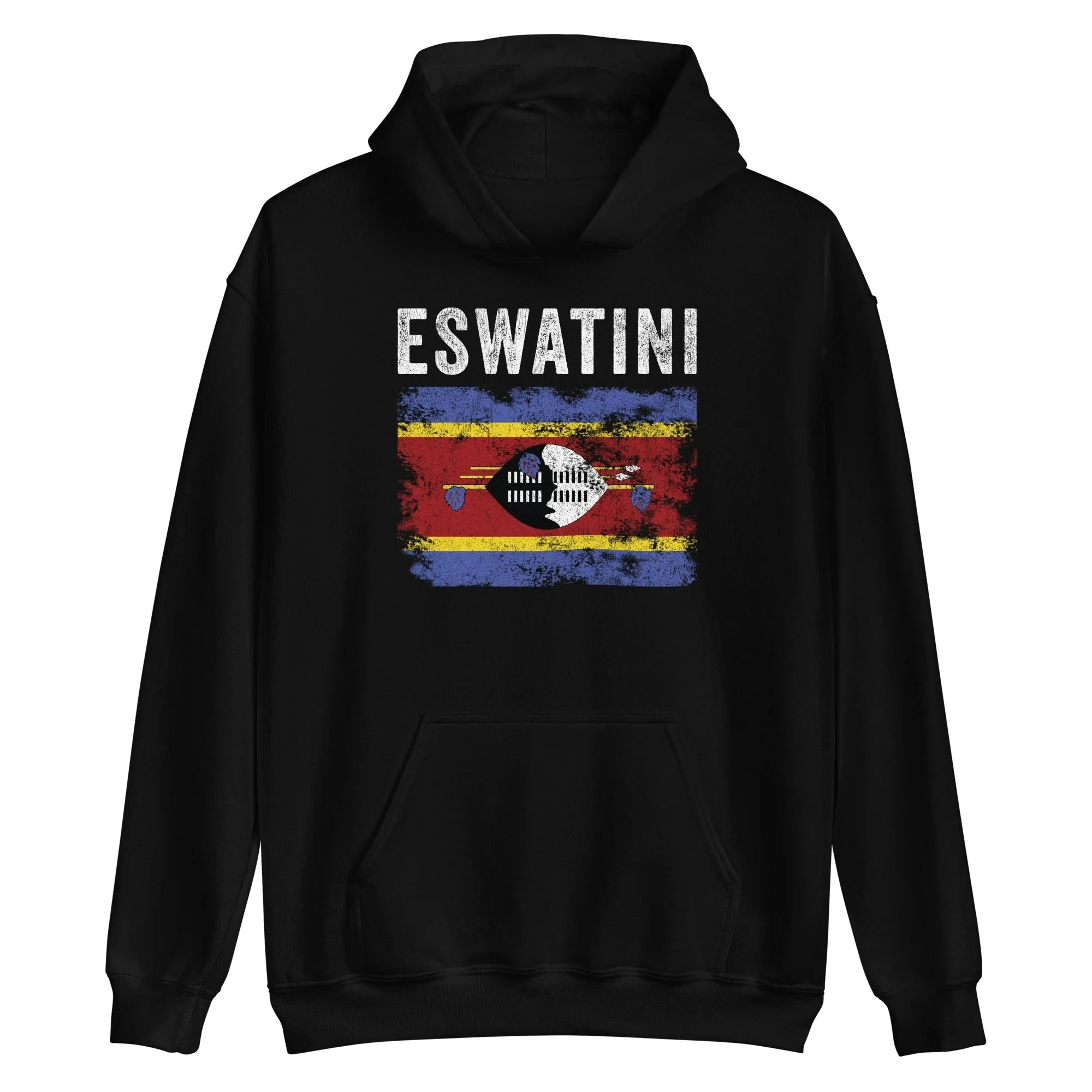

Eswatini Flag Hoodie Men's and Women's Long Sleeve Sweatshirt Y2k Tops Autumn Pullover Men Clothing Retro Sportswear Streetwear