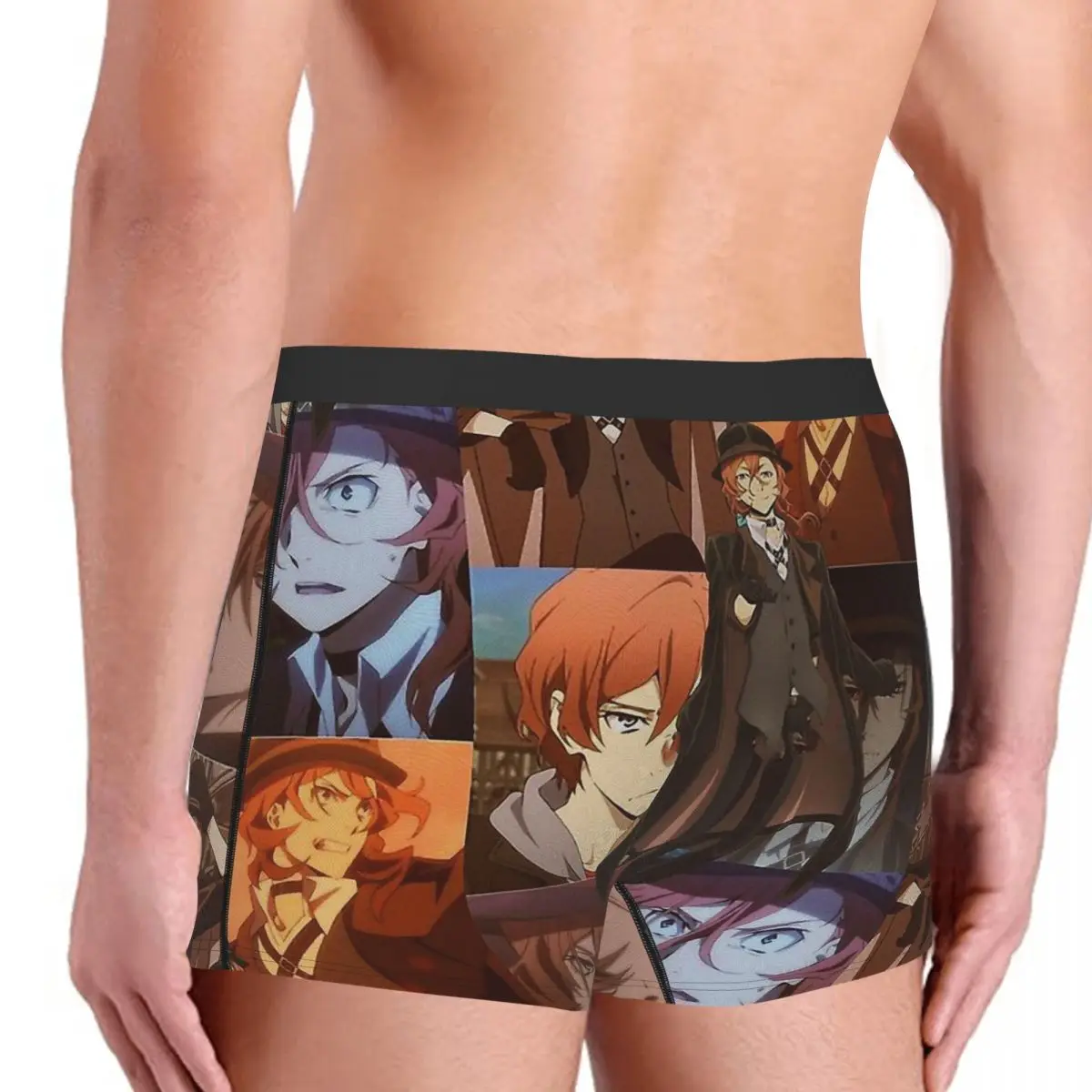 Bungou chiens errants Nakajima Atsushi série TV Chuuya Nakahara caleçon Homme culotte Homme sous-vêtement confortable