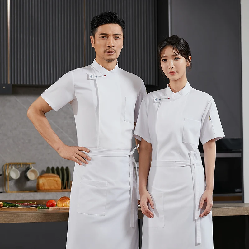 베이커리 셰프 작업복 요리사 재킷 음식 서비스 요리복 상의 주방 셔츠 호텔 웨이터 작업복 레스토랑 유니폼