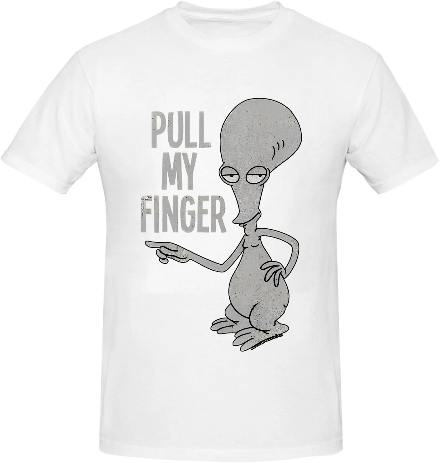 American Dad Cartoon Sitcom TV Series Roger Pull My Finger Adult T-Shirt