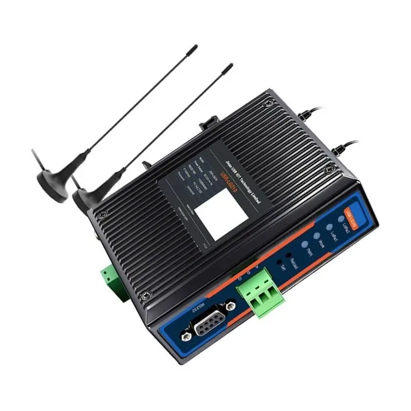 AB33-Lora Gateway USR-LG210 8KM Coverage SX1262 Wireless Monitor Controller 1RS485/232 Interface Modbus TCP/RTU MQTT Edge