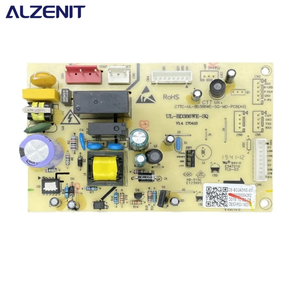 

Используется для платы управления холодильником Midea CE-BD240WE-ST, печатная плата 17131000004262 Детали материнской платы холодильника с морозильной камерой